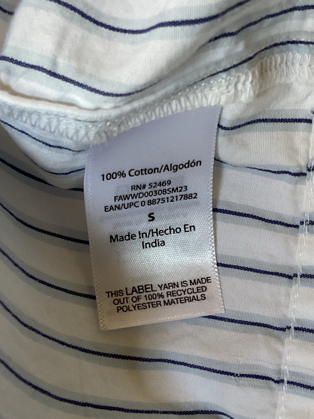 Free Assembly Striped Button-Front Tiered Shirt Dress in Light Blue and White - Picture 6 of 6